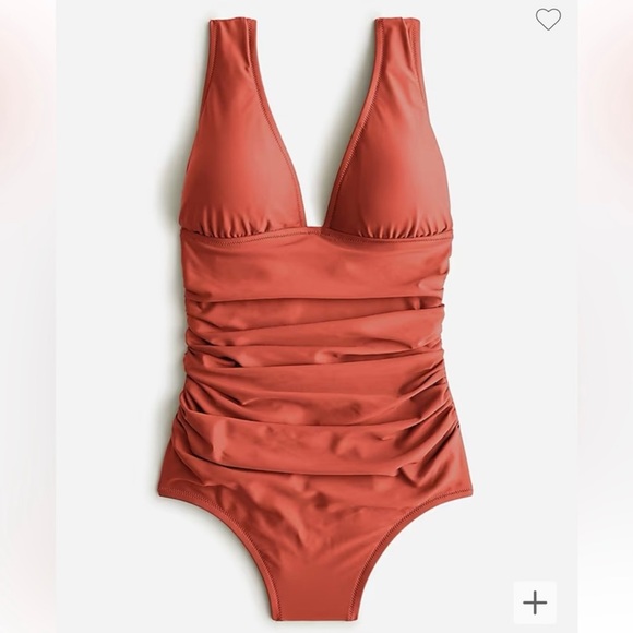 J. Crew Swimsuit One Piece Orange - Picture 1 of 8
